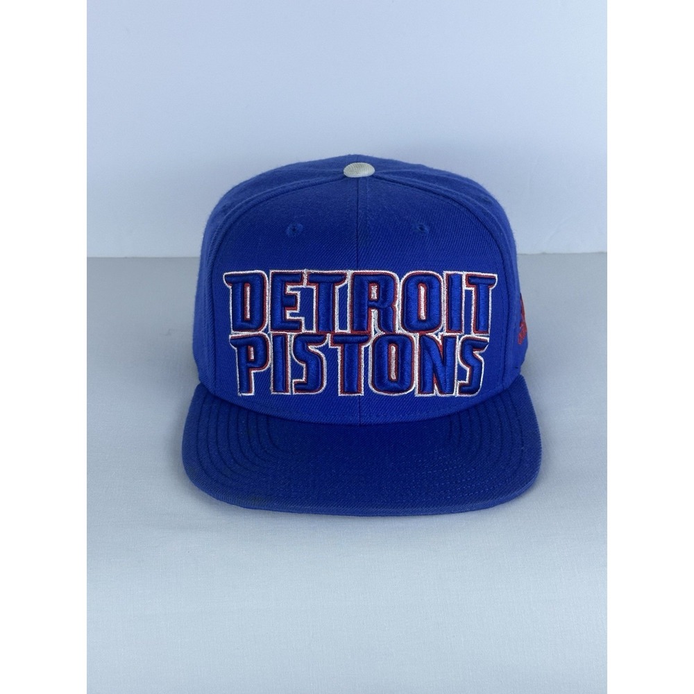 Detroit Pistons Adidas Y2K SnapBack Hat Cap NBA Basketball Cade Isiah Rodman